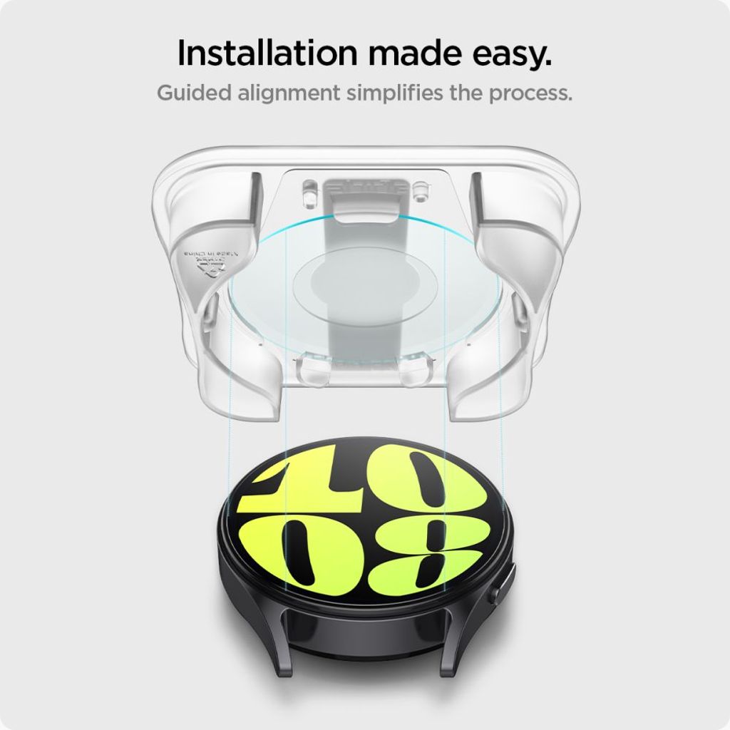 Spigen Glas.tR EZ Fit Skærmbeskyttelse Galaxy Watch 7 (44mm), 2-pak