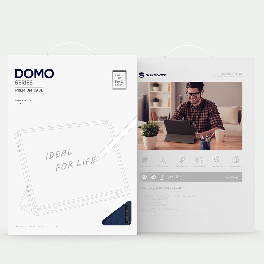 Dux Ducis Domo Etui till Xiaomi Pad 6/6 Pro - Blå