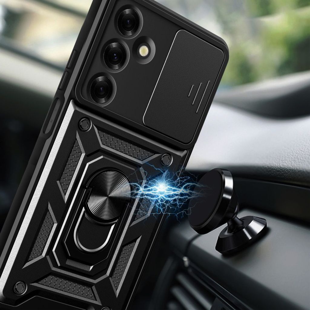 Tech-Protect Camshield Pro Skal till Samsung Galaxy M35 5G - Svart