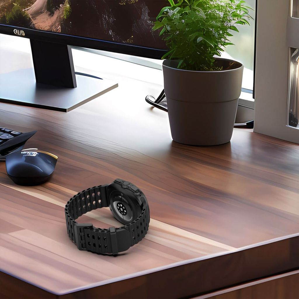 Tech-Protect IconBand Pro Kellonranneke Samsung Galaxy Watch Ultra  - Musta