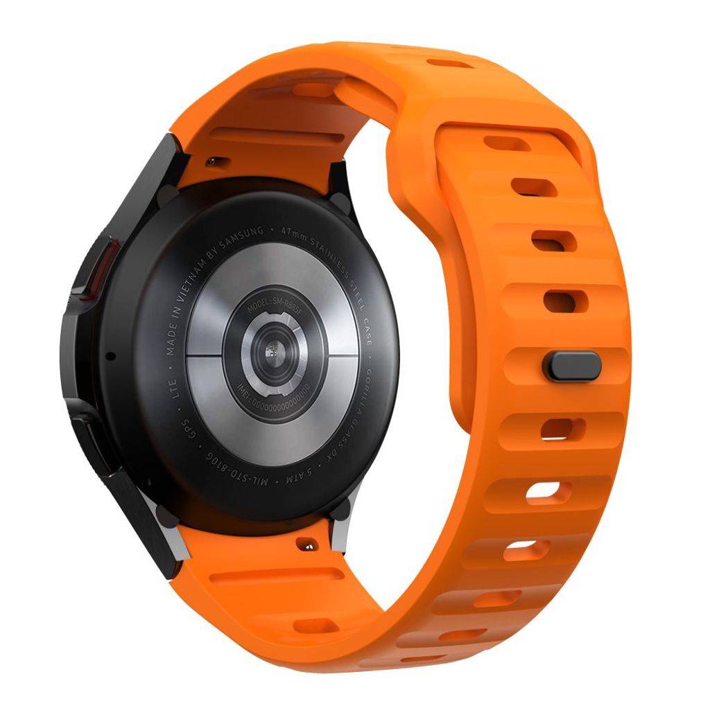 Tech-Protect Silicone Line Kockarmband Galaxy Watch 4/5/5 Pro/6/7/FE - Orange