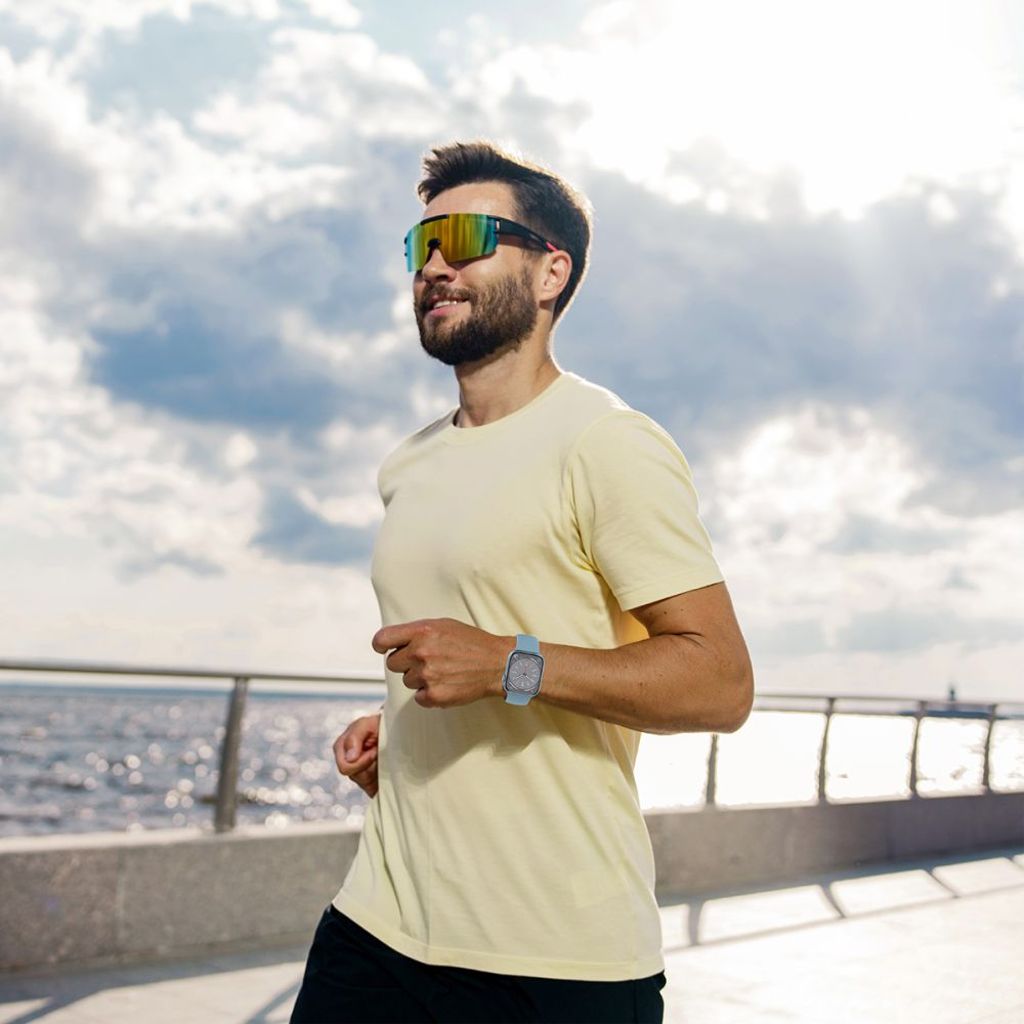 Tech-Protect Silicone Klokkereim til Apple Watch 42/44/45/49 mm - Svart