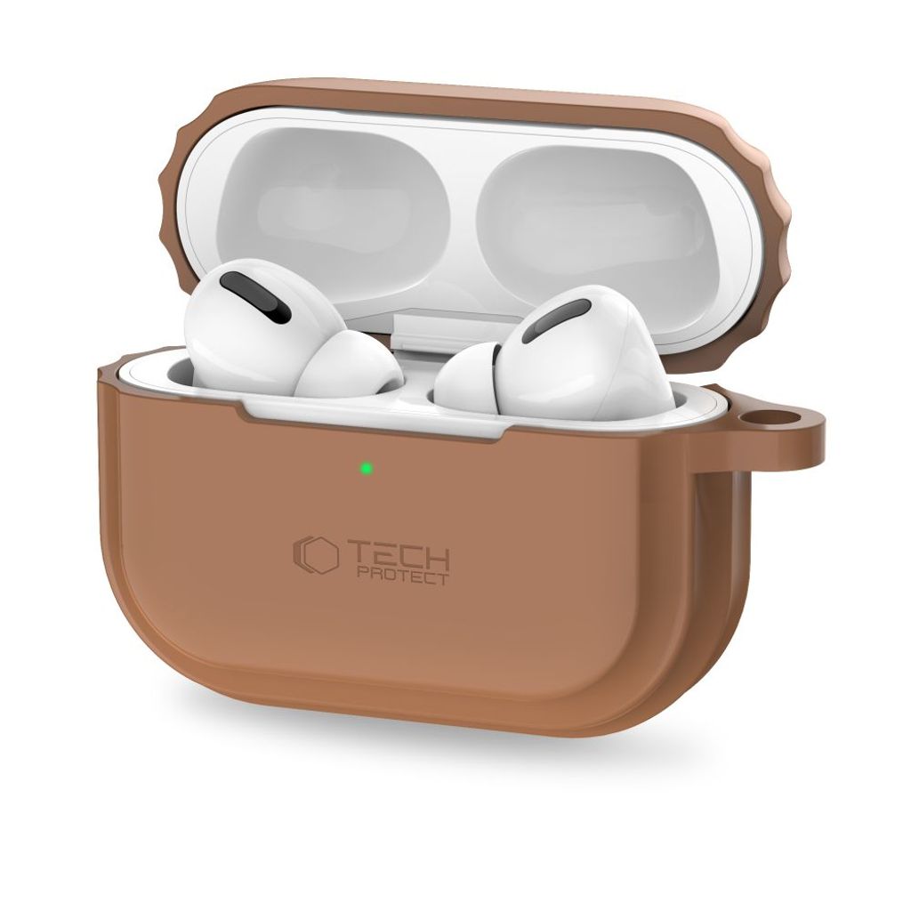 Tech-Protect Silicone Rope Case for AirPods Pro 1 / 2 - Brown