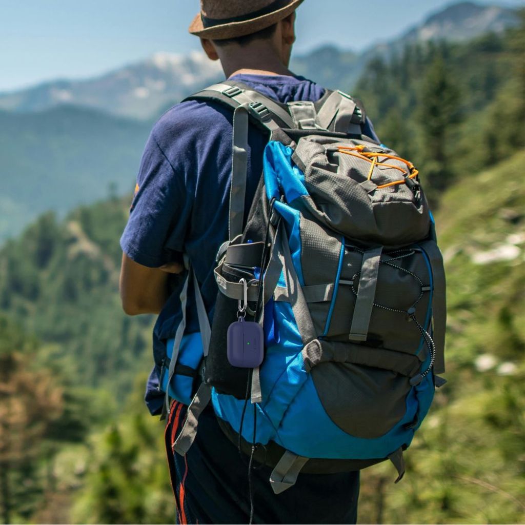 Tech-Protect Silicone Hook Case for AirPods Pro 1 / 2 - Beige