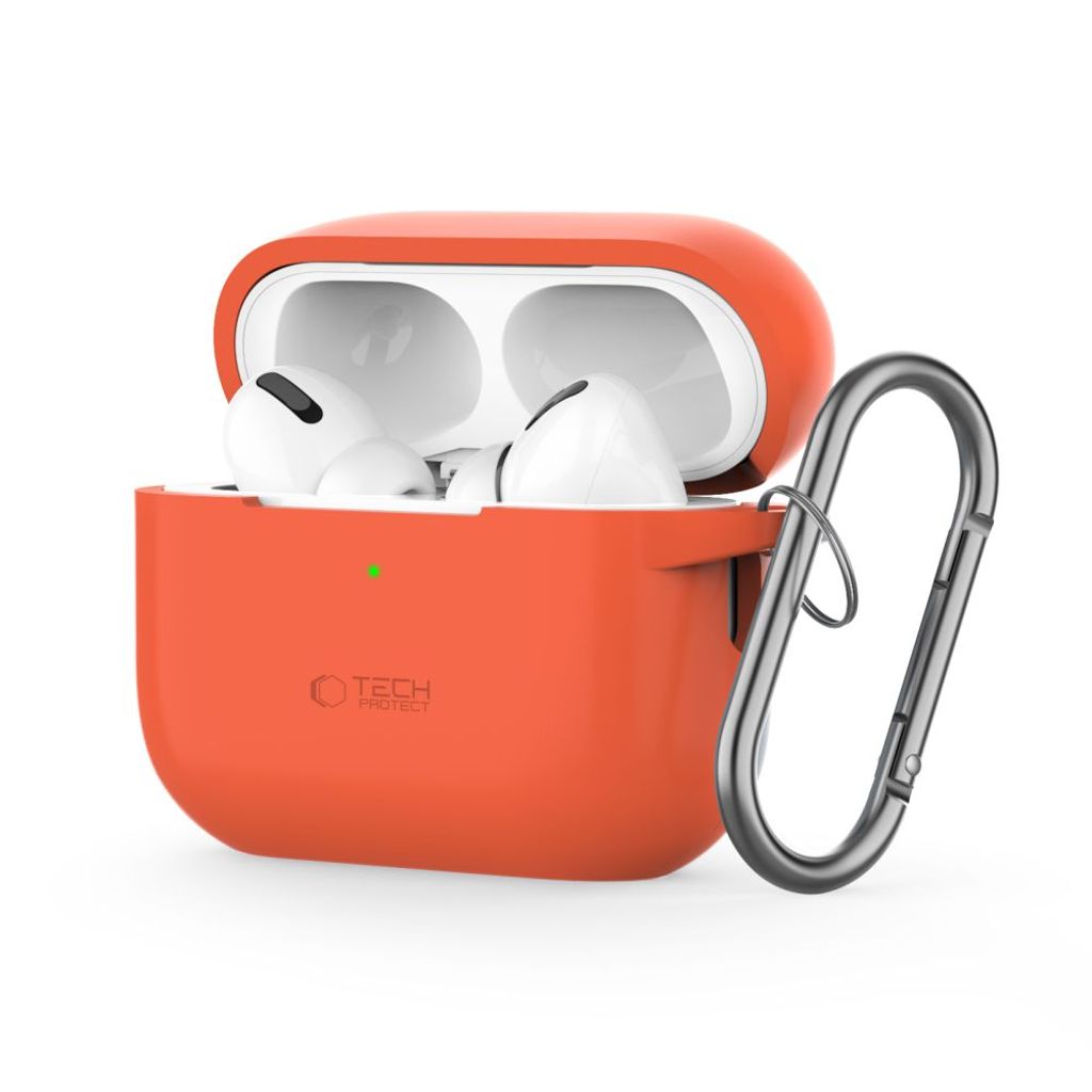 Tech-Protect Silicone Hook Case for AirPods Pro 1 / 2 - Orange