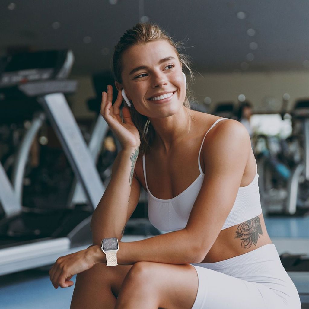 Tech-Protect Nylonmag Klokkereim til Apple Watch 42/44/45/49 mm - Grønn