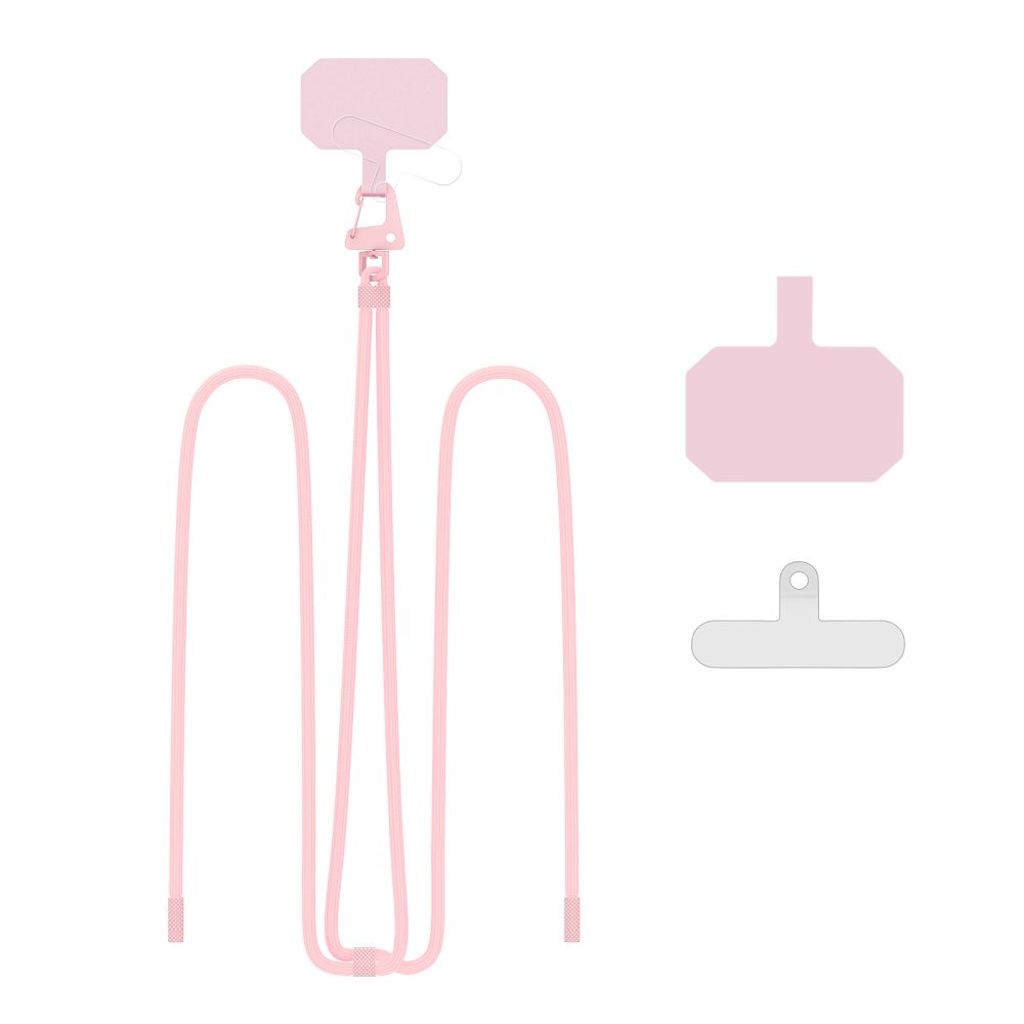 Tech-Protect C5S crossbody-puhelinhihna – vaaleanpunainen