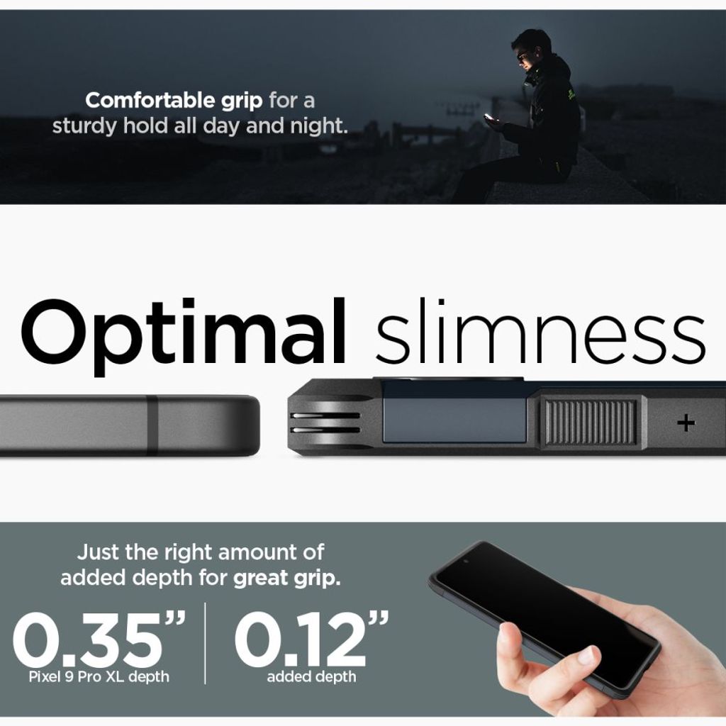 Spigen Tough Armor Kuori Google Pixel 9 Pro XL - Graphite
