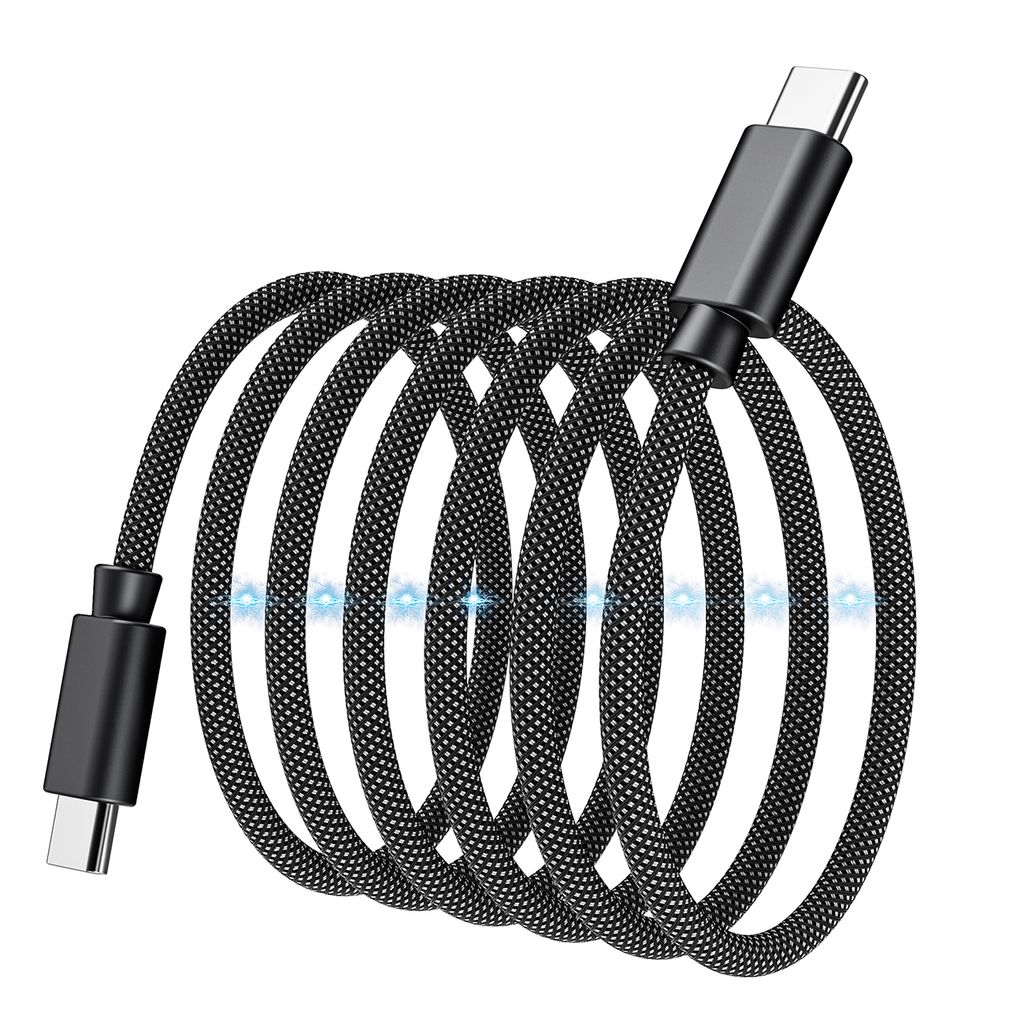 Choetech XCC-1054 240W USB-C magnetisk kabel 1,2m – svart