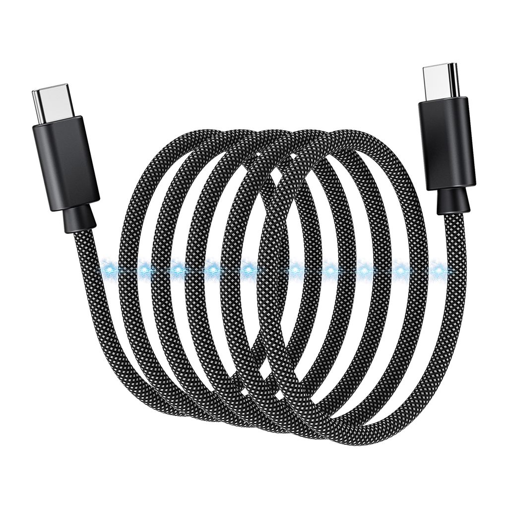 Choetech XCC-1054 240W USB-C magnetisk kabel 1,2m – svart