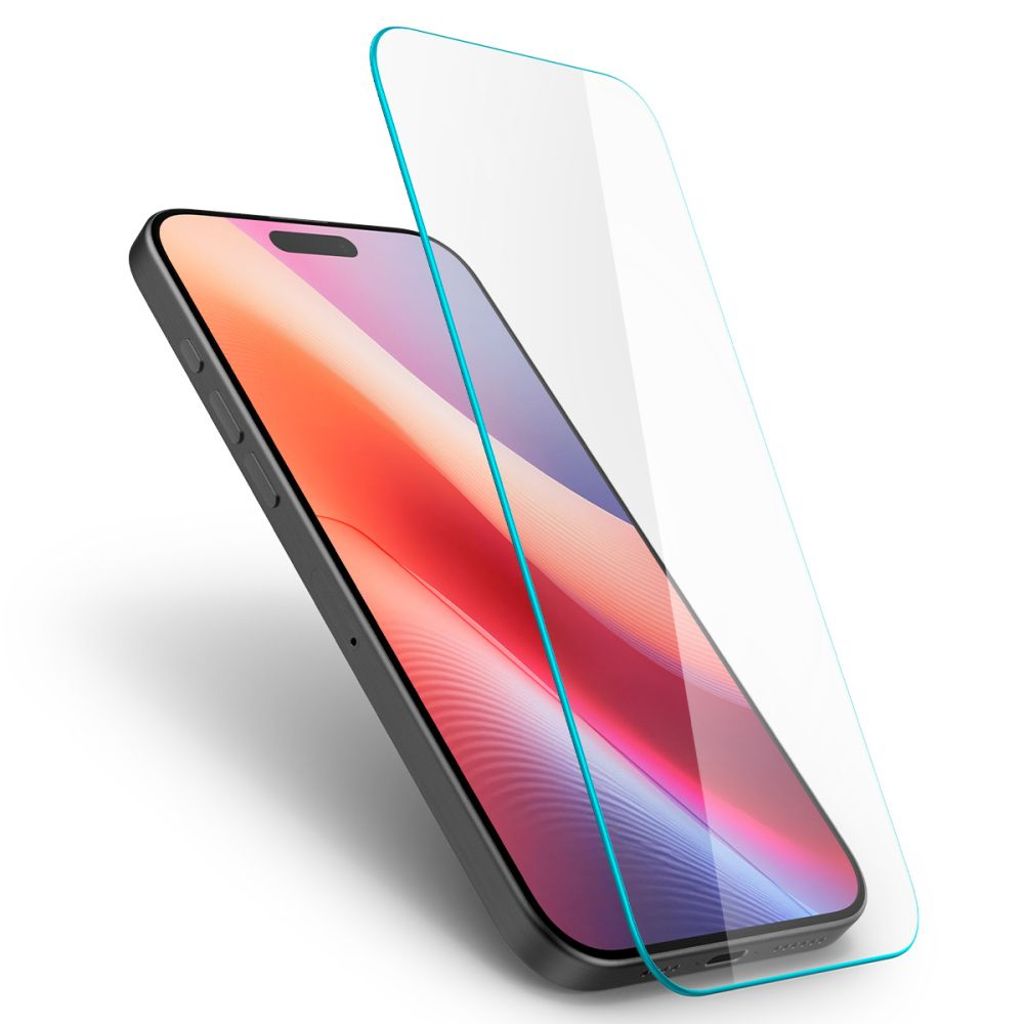 Spigen Glas.tR Slim Screen Protector for iPhone 15/16 - Transparent