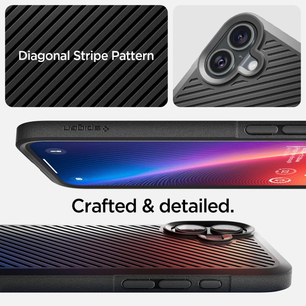 Spigen Core Armor Case for iPhone 16 - Matte Black