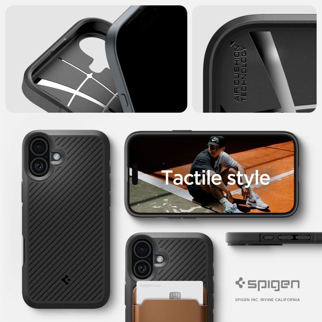 Spigen Core Armor Case for iPhone 16 - Matte Black