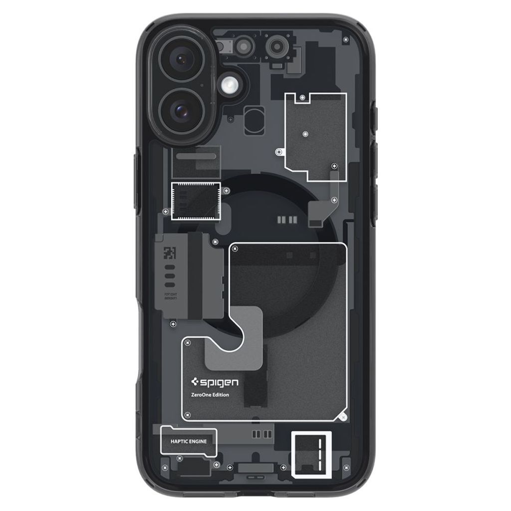 Spigen Ultra Hybrid MagSafe Zero One Case for iPhone 16 - Gray