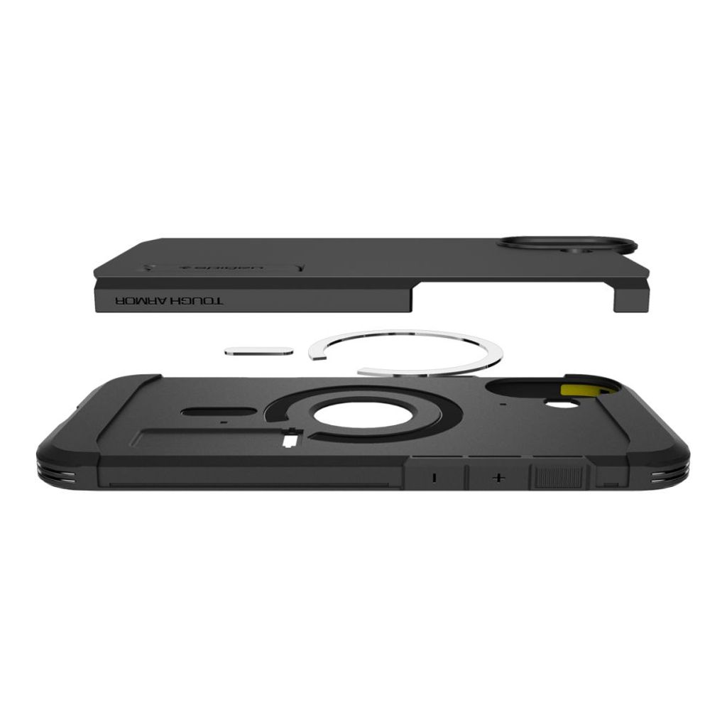 Spigen Tough Armor MagSafe Case for iPhone 16 - Black
