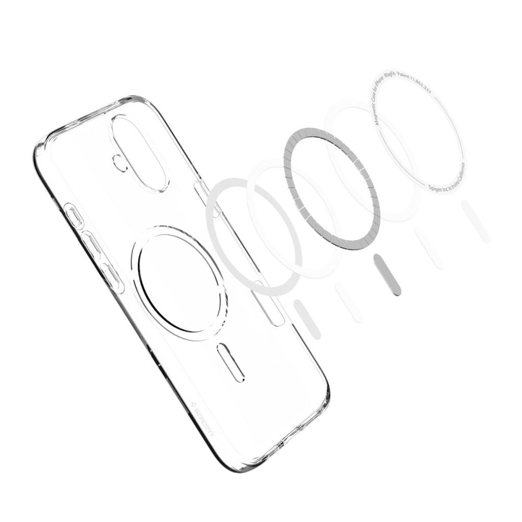 Spigen Liquid Crystal MagSafe Case for iPhone 16 - Transparent