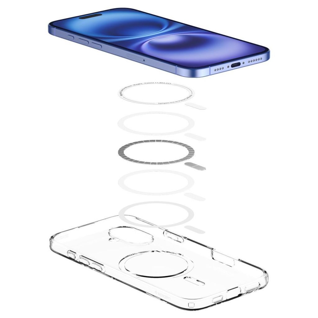 Spigen Liquid Crystal MagSafe Case for iPhone 16 - Transparent