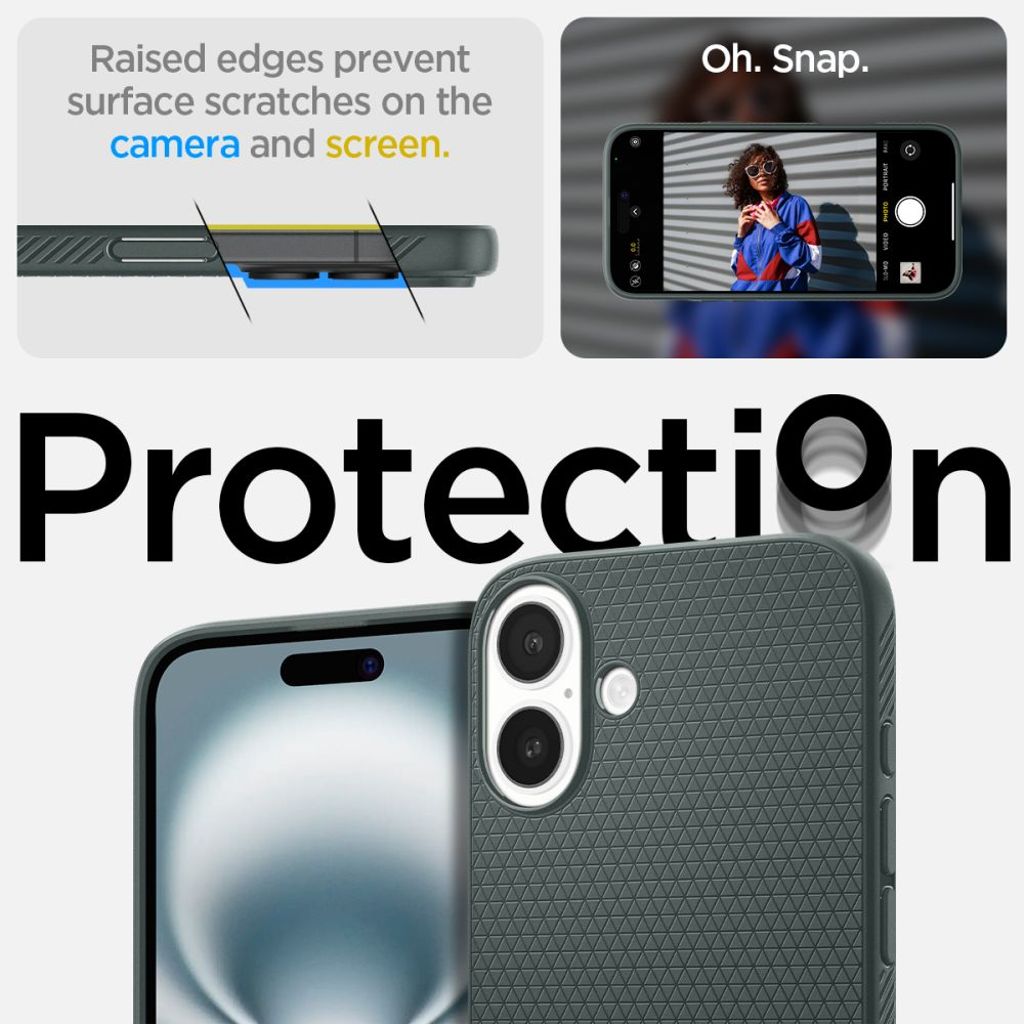Spigen Liquid Air Case for iPhone 16 - Green