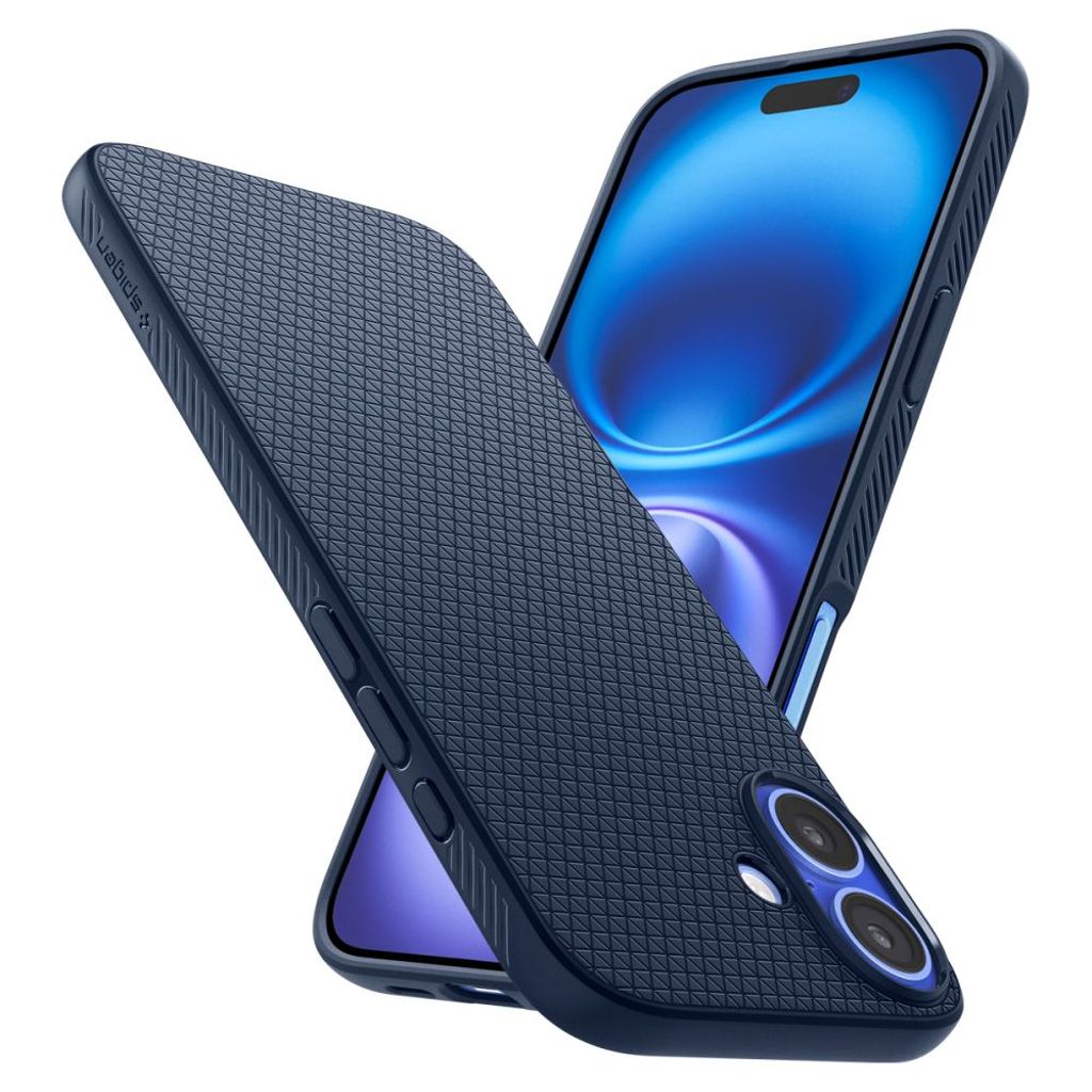 Spigen Liquid Air Case for iPhone 16 - Blue