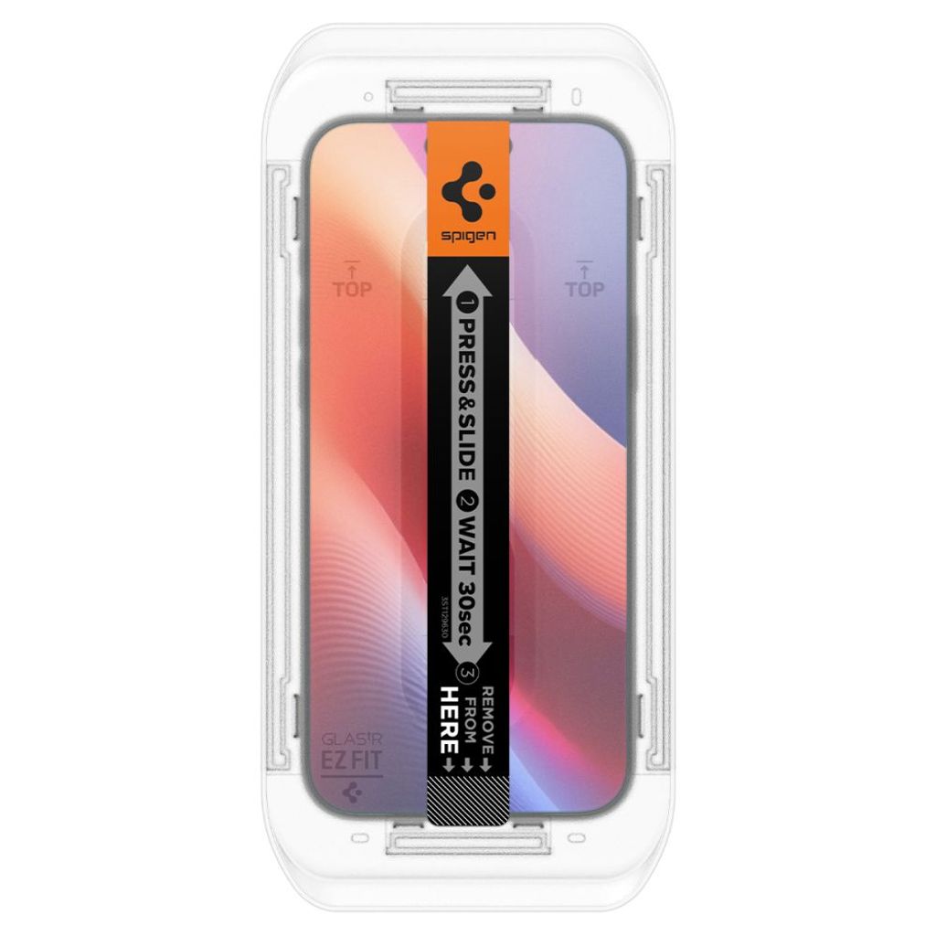 Spigen Glas.tR EZ Fit Skjermbeskytter til iPhone 16 Pro