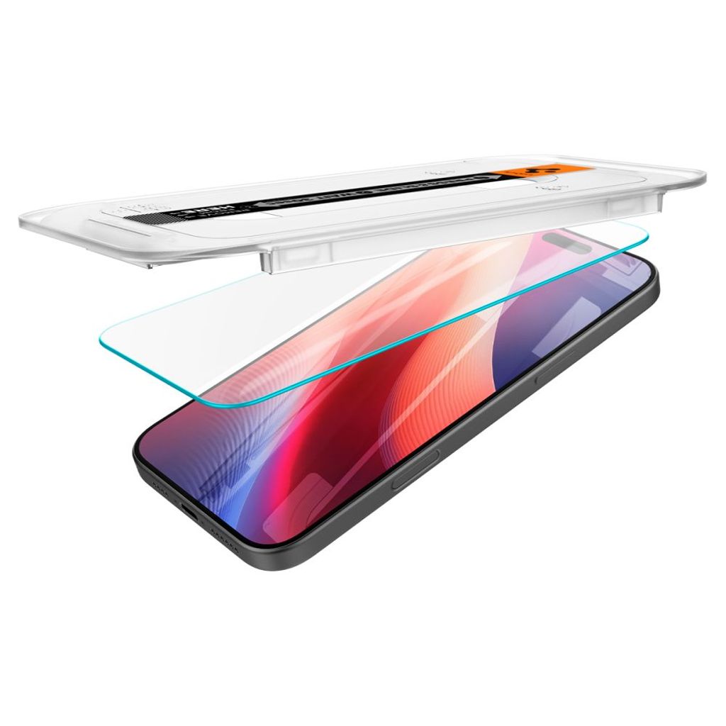 Spigen Glas.tR EZ Fit Skjermbeskytter til iPhone 16 Pro