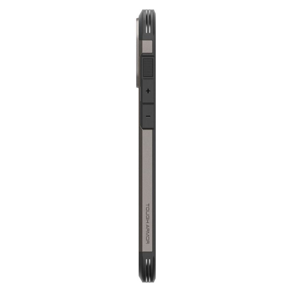 Spigen Tough Armor MagSafe Deksel til iPhone 16 Pro - Gunmetal
