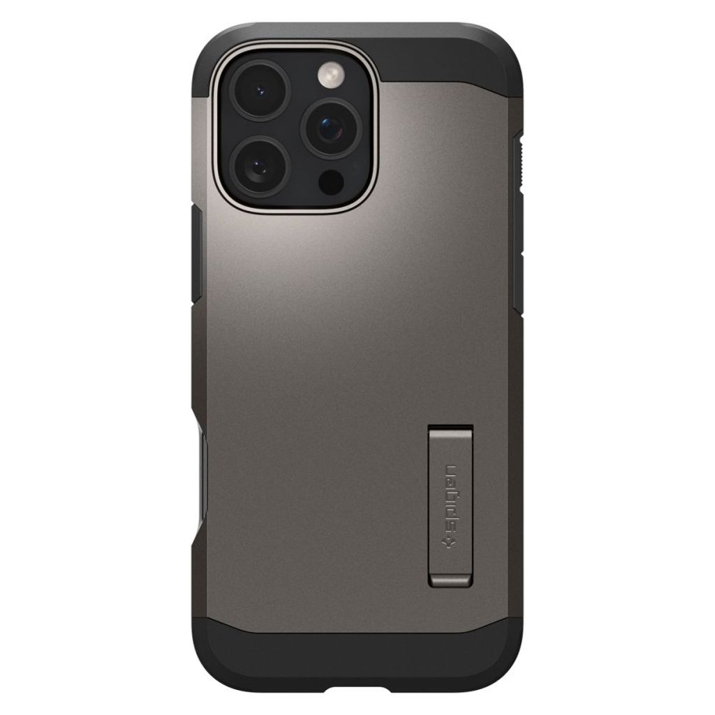 Spigen Tough Armor MagSafe Deksel til iPhone 16 Pro - Gunmetal