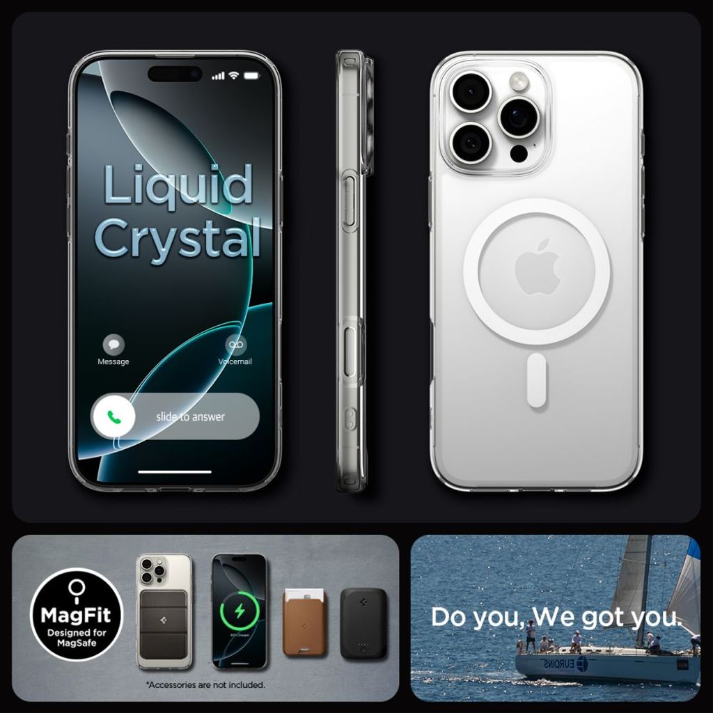 Spigen Liquid Crystal MagSafe Case for iPhone 16 Pro - Transparent