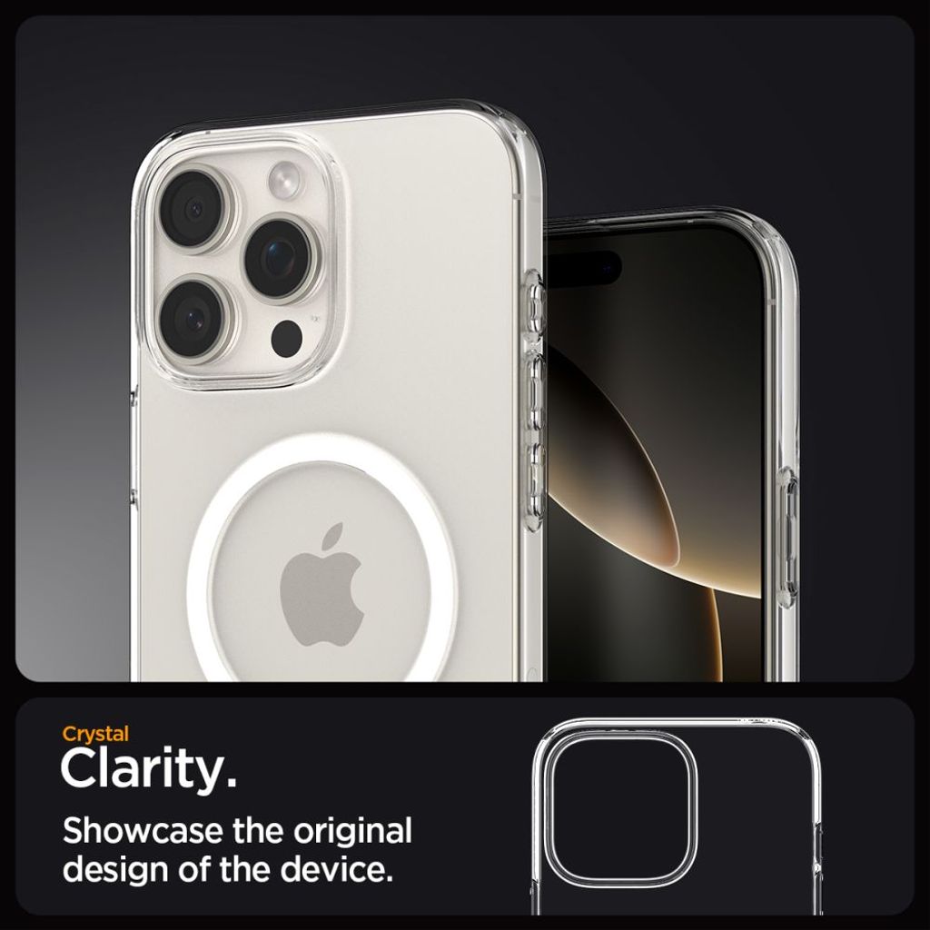 Spigen Liquid Crystal MagSafe Case for iPhone 16 Pro - Transparent