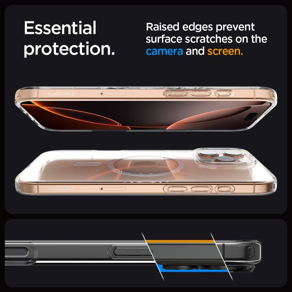 Spigen Liquid Crystal MagSafe Case for iPhone 16 Pro - Transparent