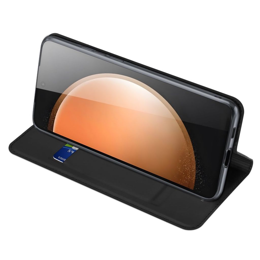 DUX DUCIS Samsung Galaxy S26 FE Lommeboketui Kortholder – Svart