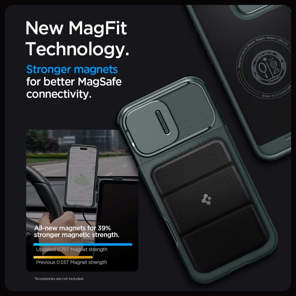 Spigen Optik Armor MagSafe Case for iPhone 16 Pro Max - Green