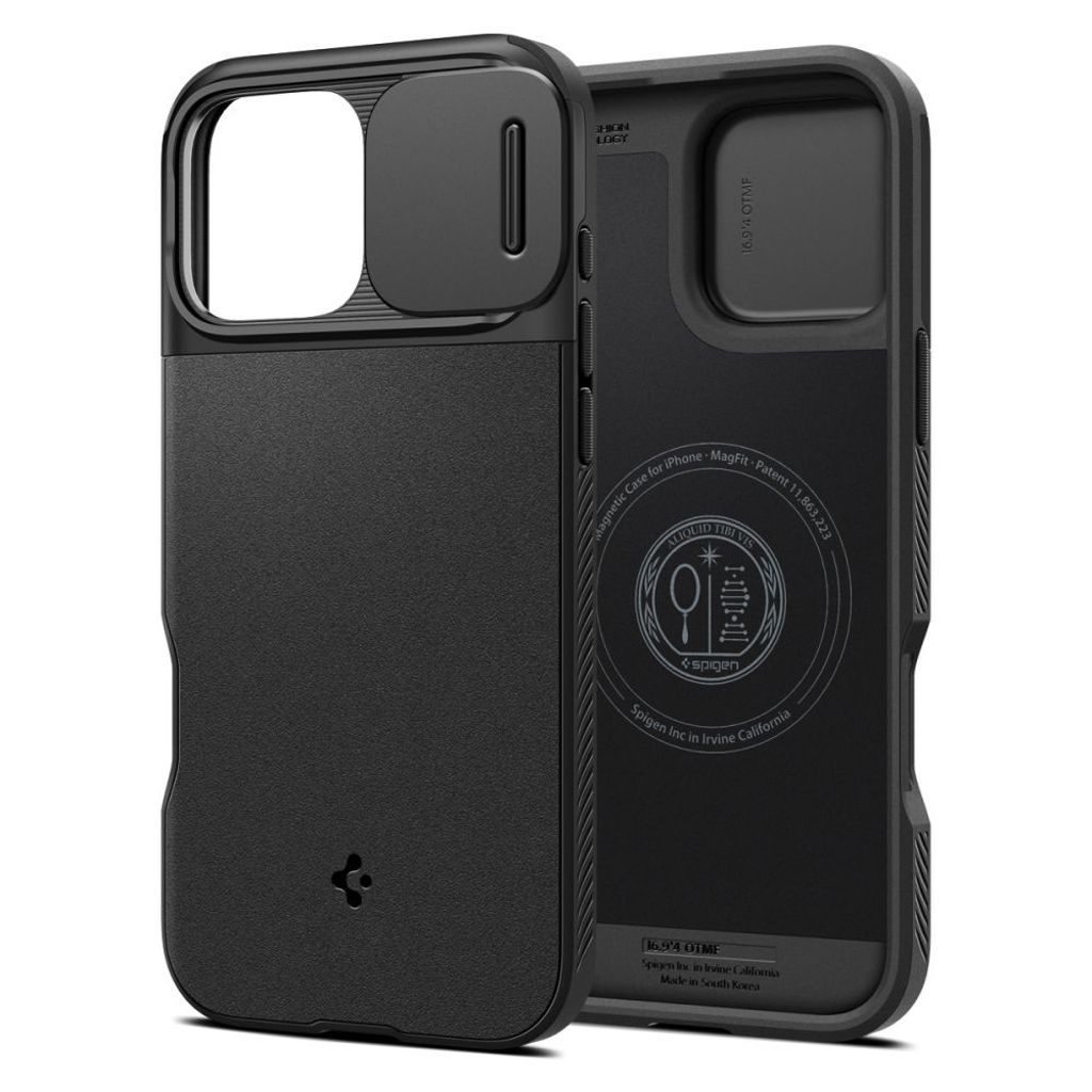 Spigen Optik Armor MagSafe Case for iPhone 16 Pro Max - Black