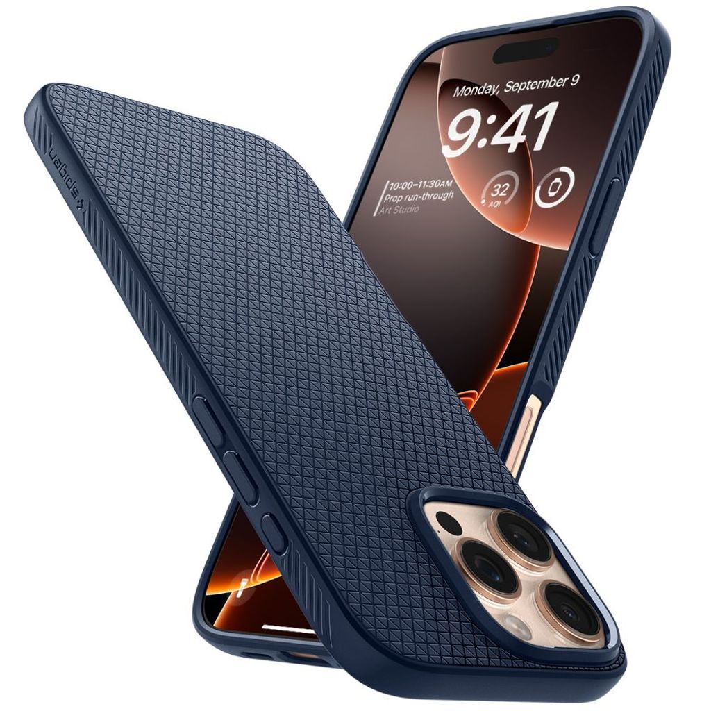 Spigen Liquid Air Case for iPhone 16 Pro Max - Blue