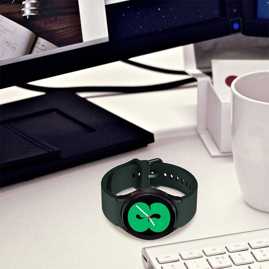 Tech-Protect Silicone Kockarmband Samsung Galaxy Watch 4/5/5 Pro/6/7/FE - Beige