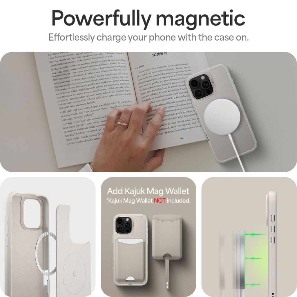 Spigen Cyrill Kajuk MagSafe Case for iPhone 16 Pro Max - Beige