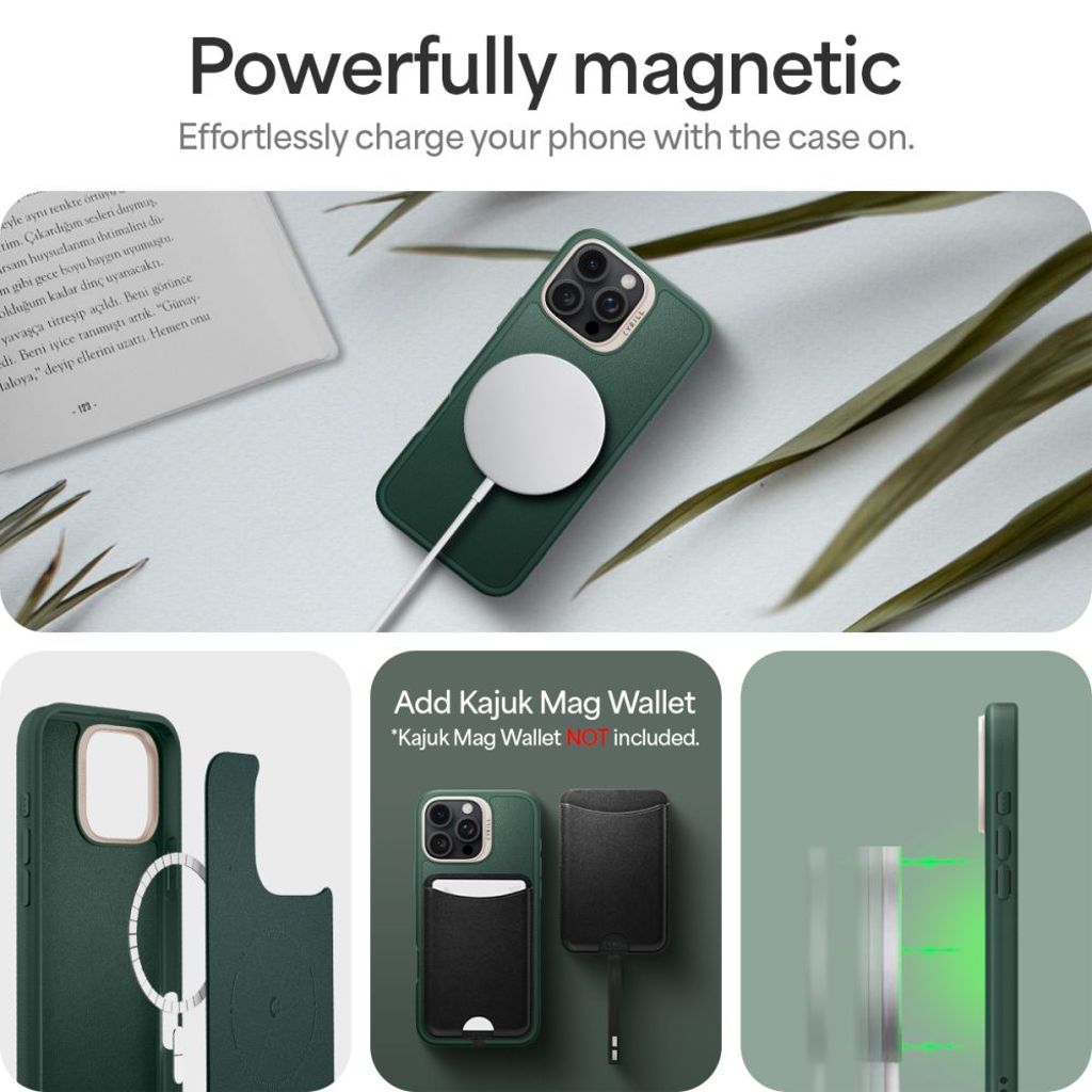 Spigen Cyrill Kajuk MagSafe Case for iPhone 16 Pro Max - Green