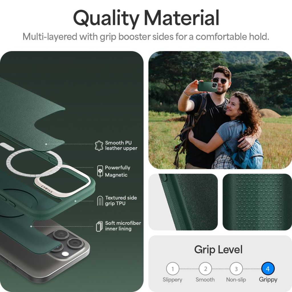 Spigen Cyrill Kajuk MagSafe Case for iPhone 16 Pro Max - Green