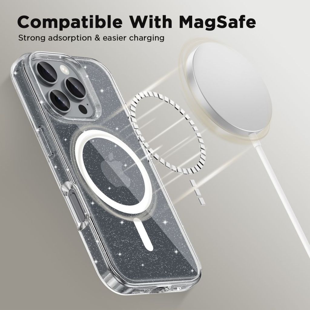 Tech-Protect FlexAir Hybrid MagSafe Case for iPhone 16 Pro Max - Transparent