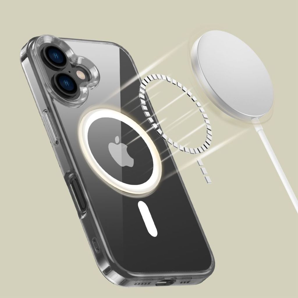 Tech-Protect FlexAir Hybrid MagSafe Case for iPhone 16 - Transparent