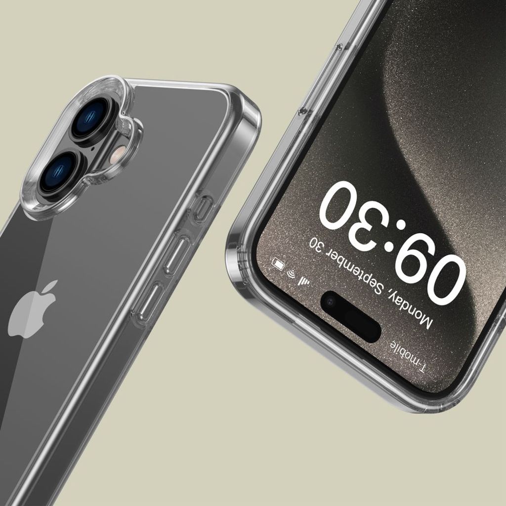Tech-Protect FlexAir Hybrid Case for iPhone 16 - Transparent
