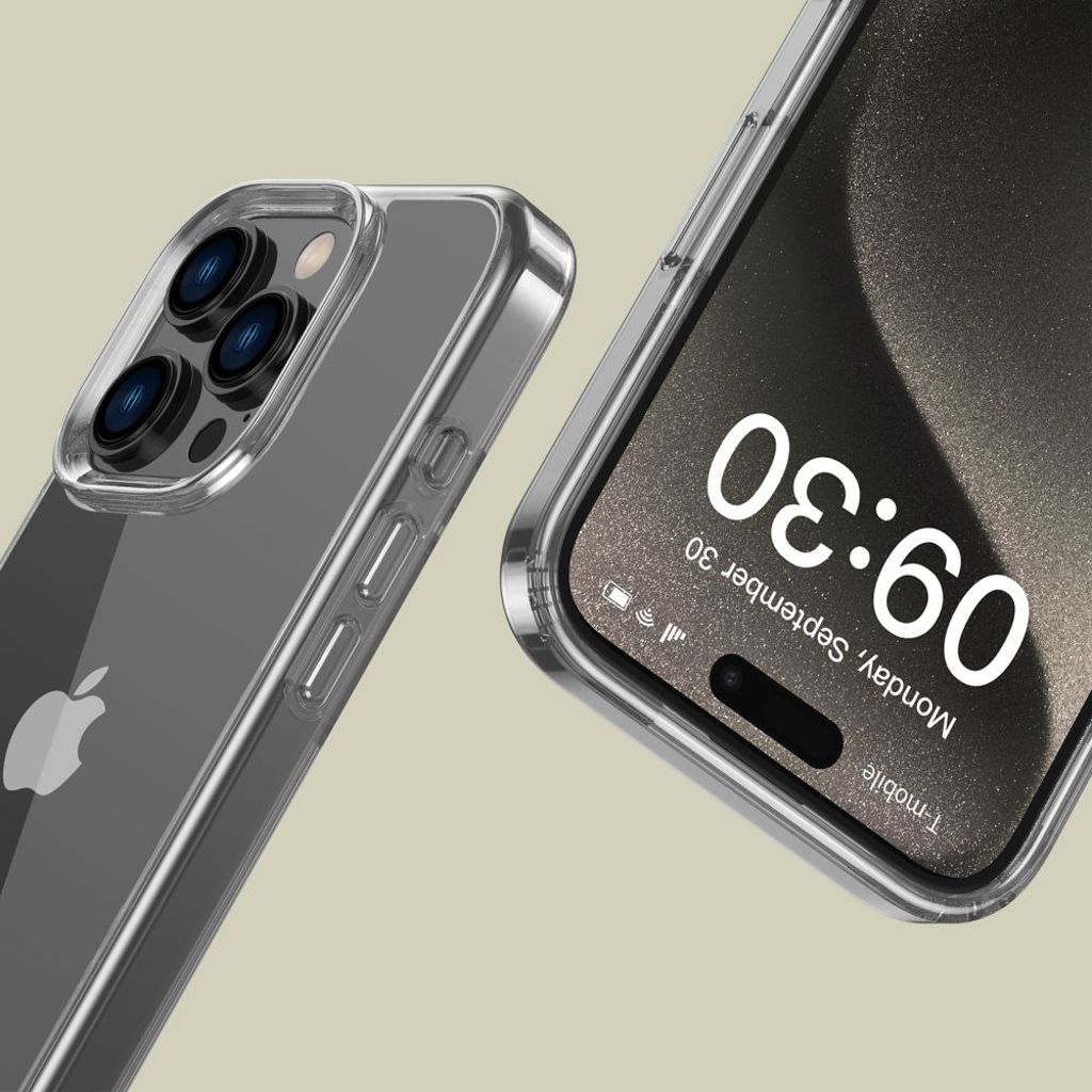 Tech-Protect FlexAir Hybrid Case for iPhone 16 Pro - Transparent
