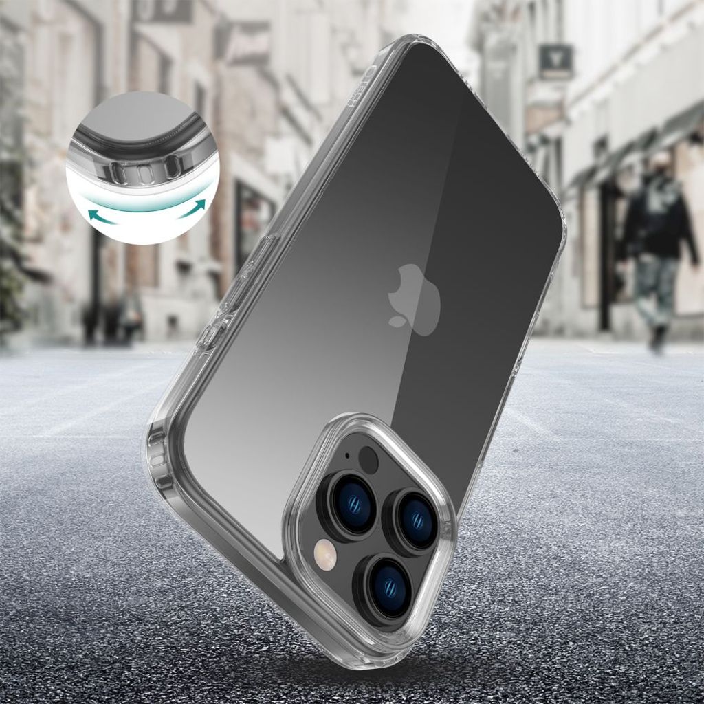 Tech-Protect FlexAir Hybrid Case for iPhone 16 Pro Max - Transparent