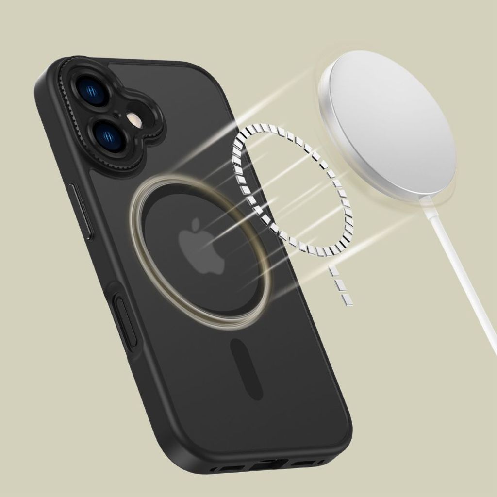 Tech-Protect MagCam MagSafe Case for iPhone 16 - Semi Transparent