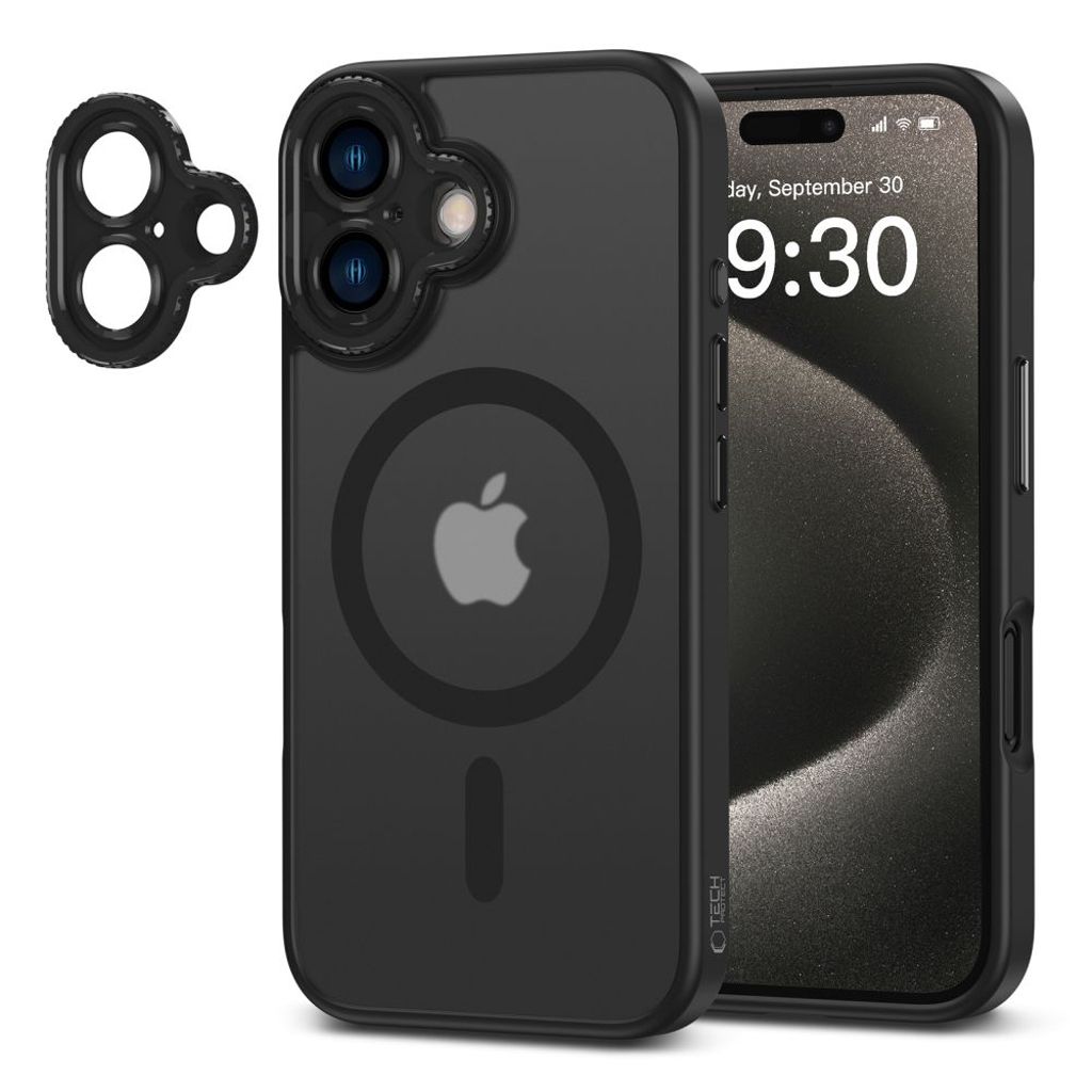Tech-Protect MagCam MagSafe Case for iPhone 16 - Semi Transparent