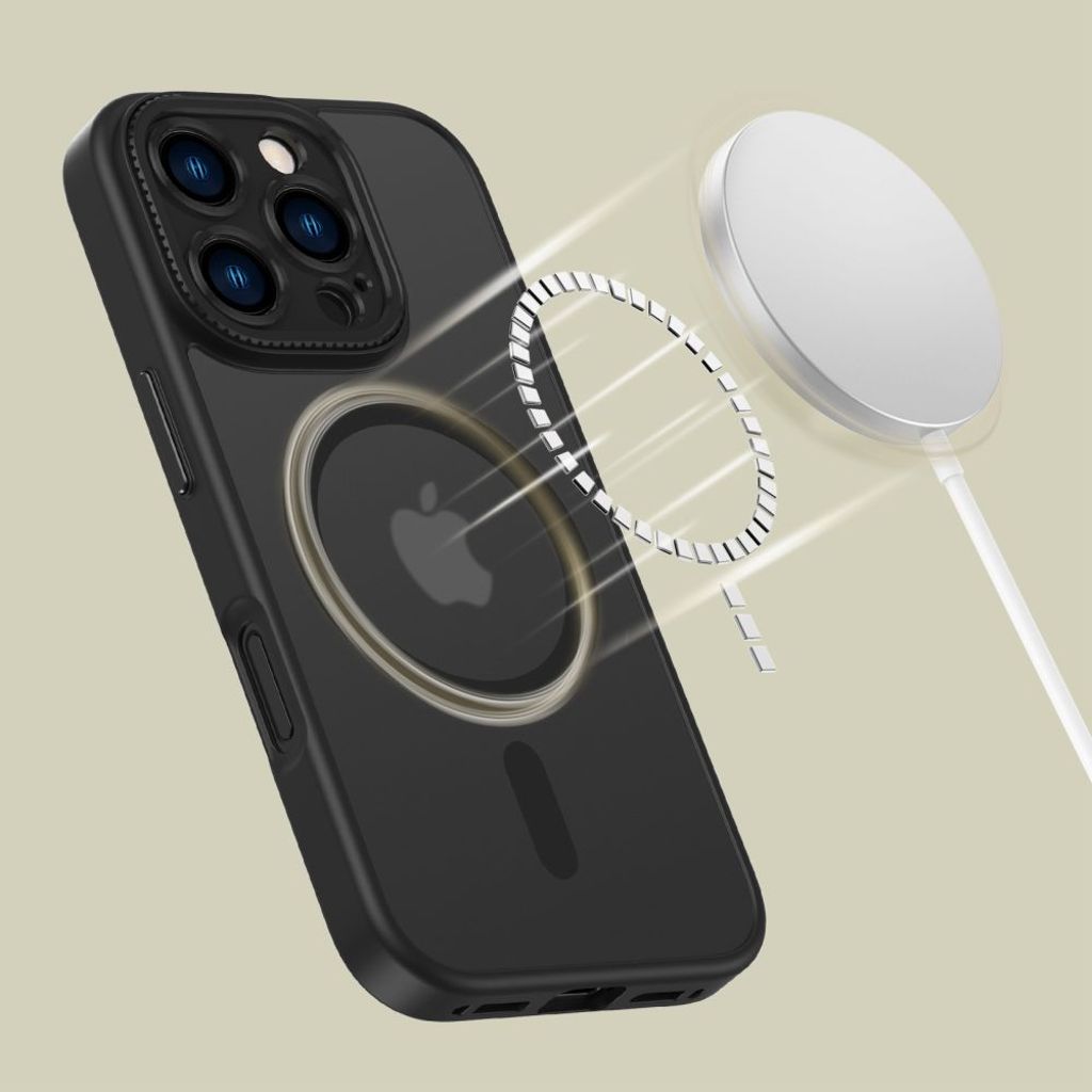 Tech-Protect MagCam MagSafe Case for iPhone 16 Pro - Semi Transparent