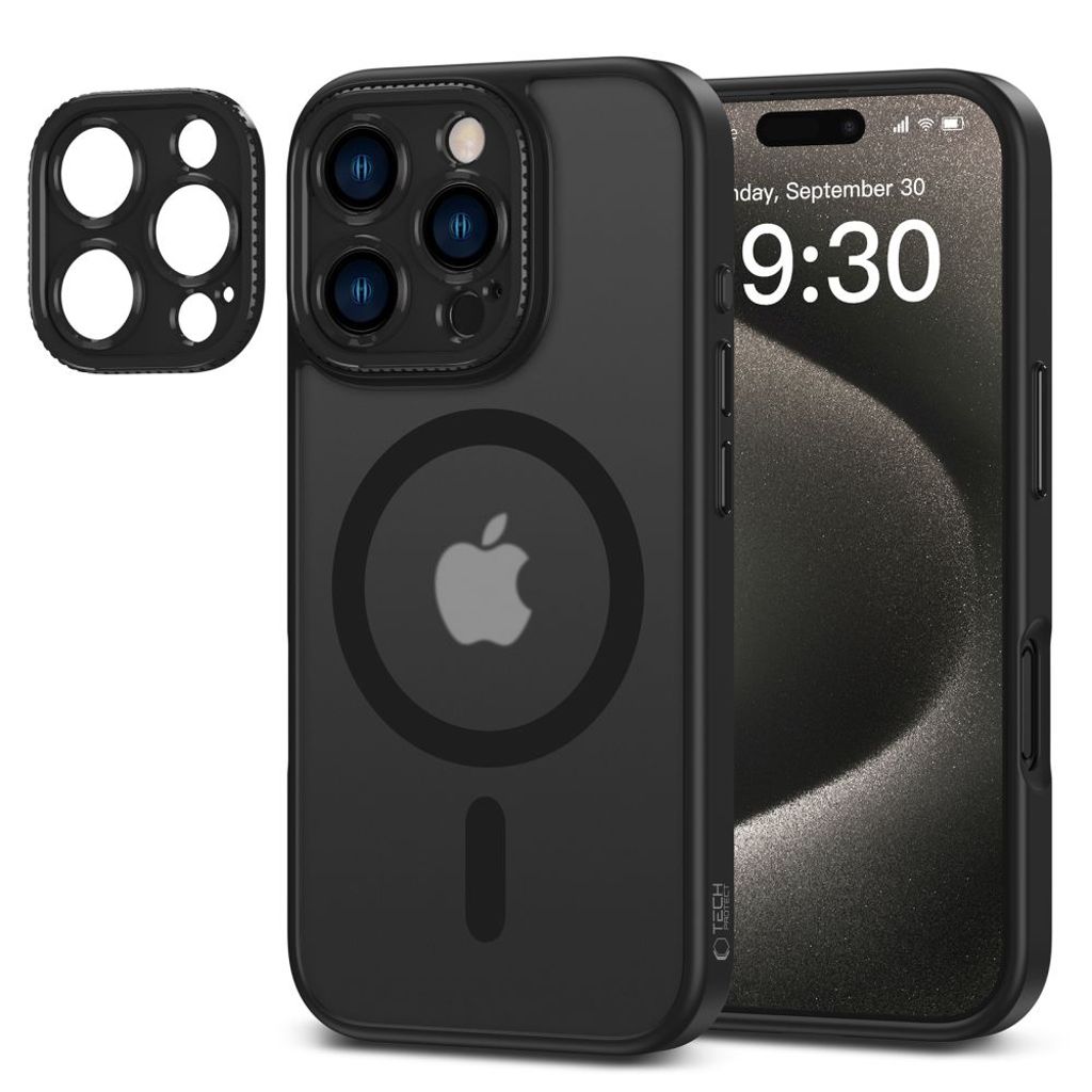 Tech-Protect MagCam MagSafe Case for iPhone 16 Pro - Semi Transparent