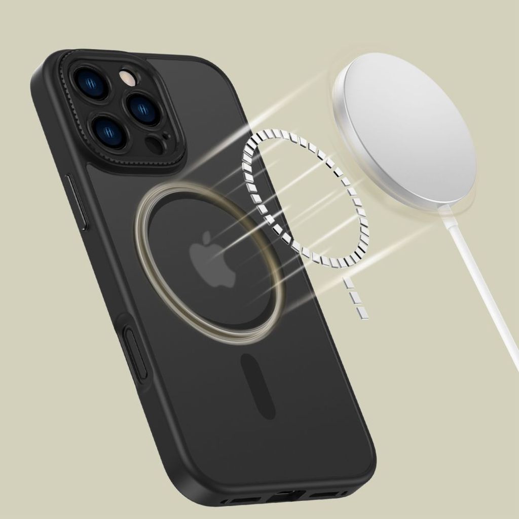 Tech-Protect MagCam MagSafe Case for iPhone 16 Pro Max - Semi Transparent
