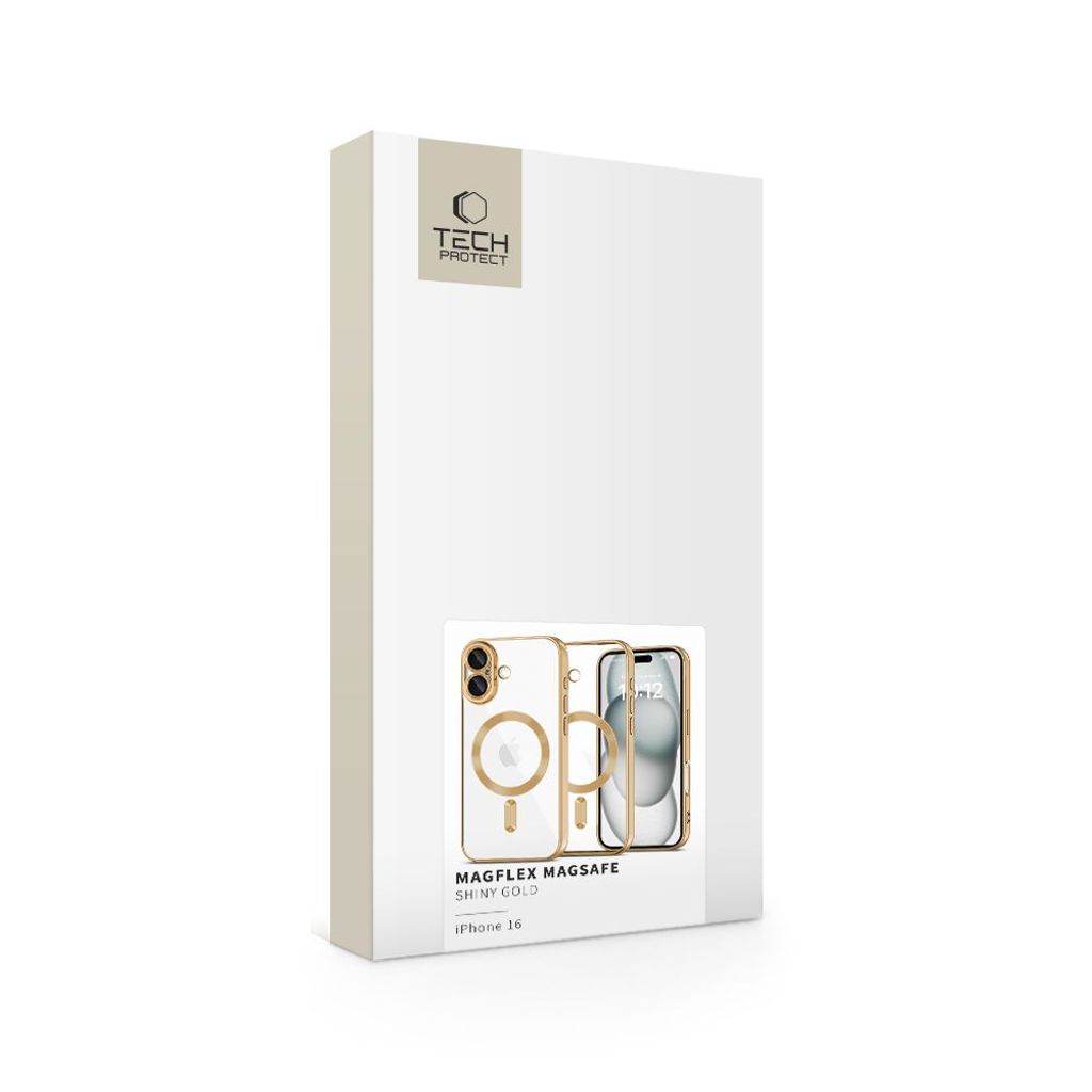 Tech-Protect MagFlex MagSafe Case for iPhone 16 - Gold