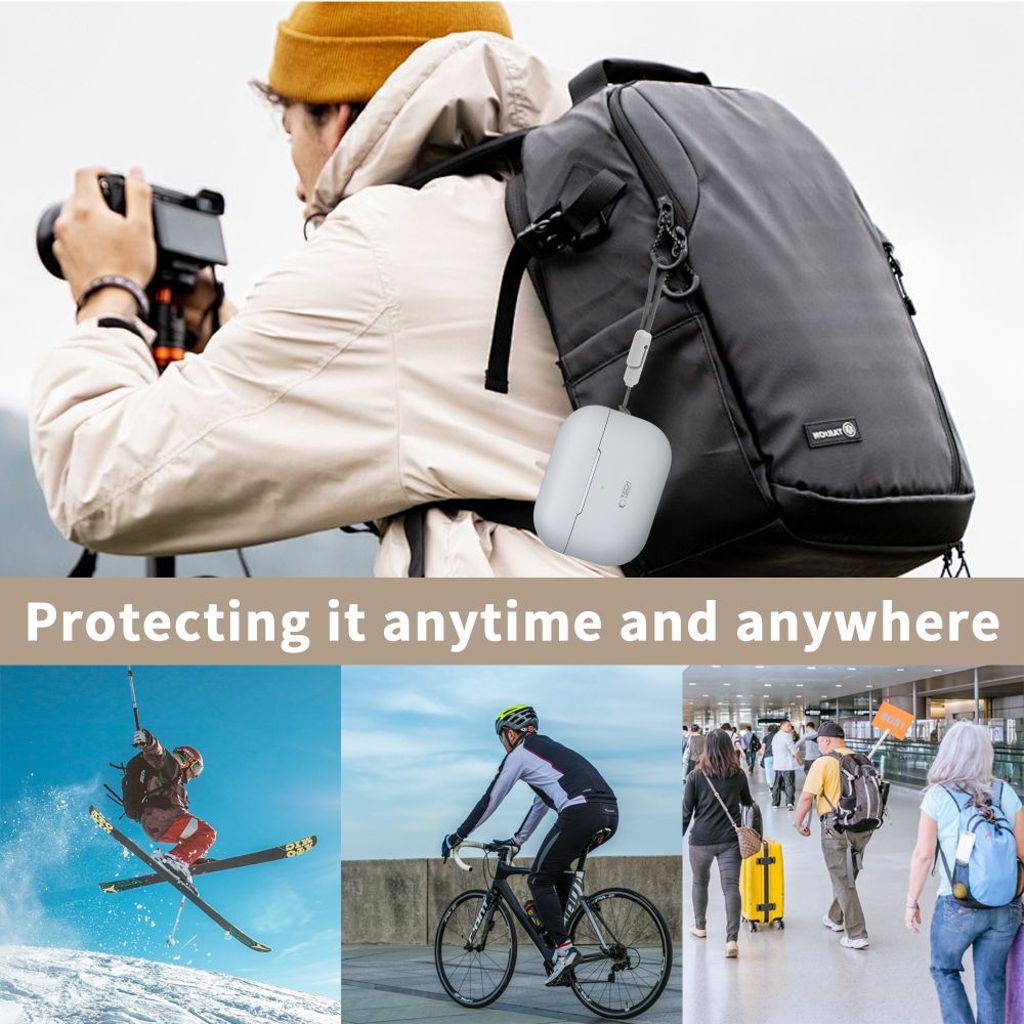 Tech-Protect Silicone Case for AirPods Pro 1 / 2 - Pink